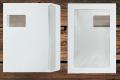 [20502] Briefhüllen mit Panoramfenster und Adressfenster C4 229x324 mm Haftklebend Weiß 120 g/qm